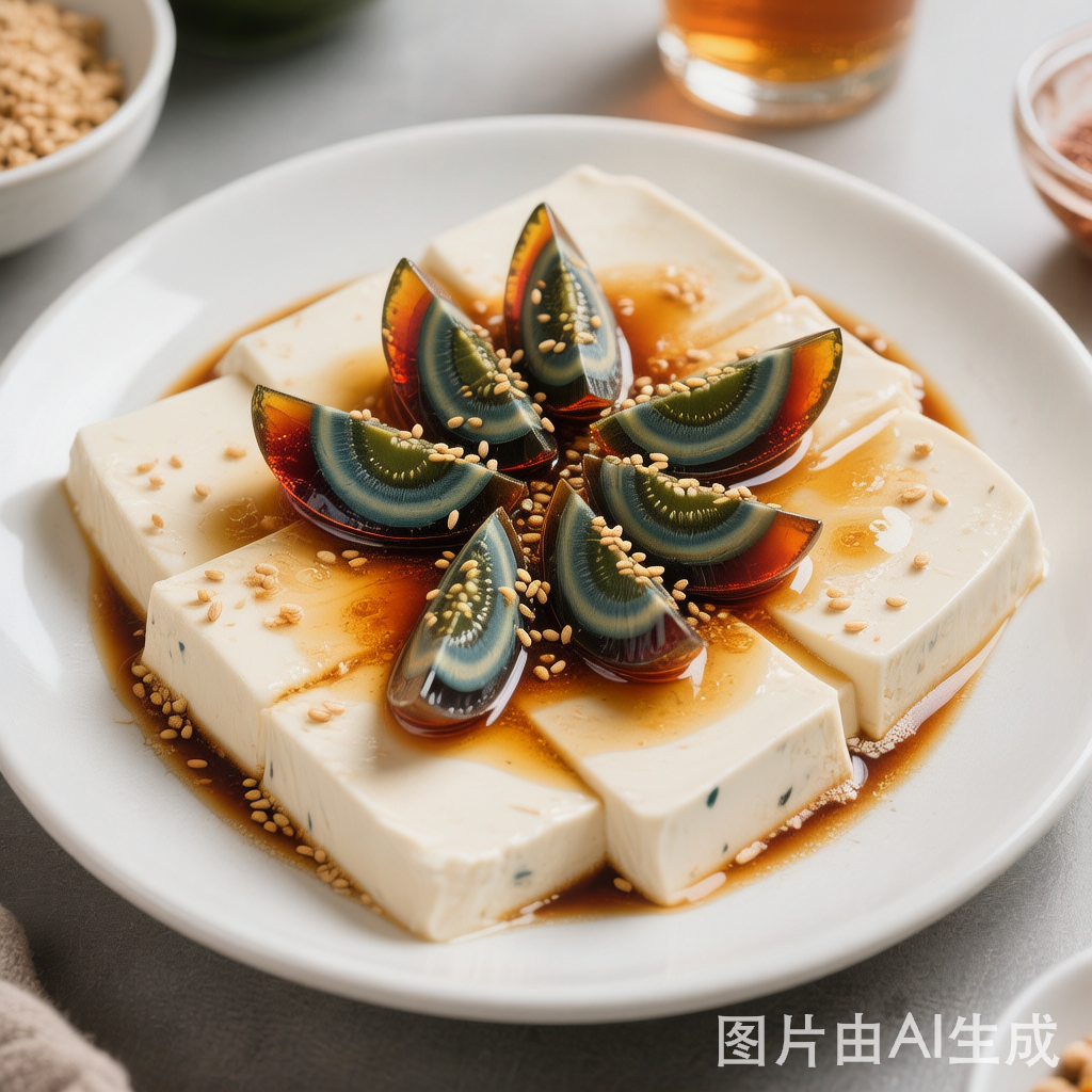 Century Egg with Chilled Tofu 皮蛋豆腐 — homemade Chinese food