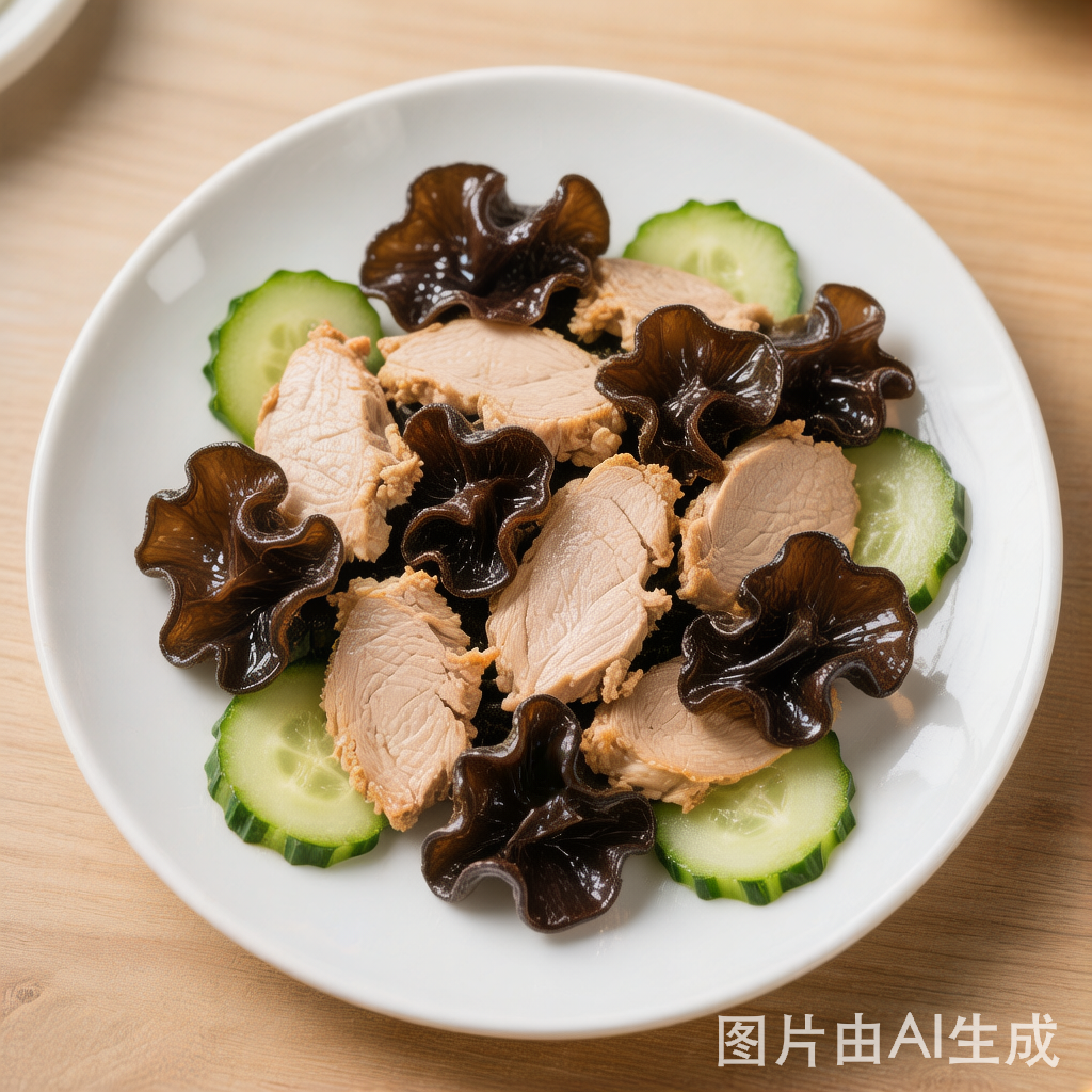 Chicken Wood Ear 木耳炒鸡片 — homemade Chinese food