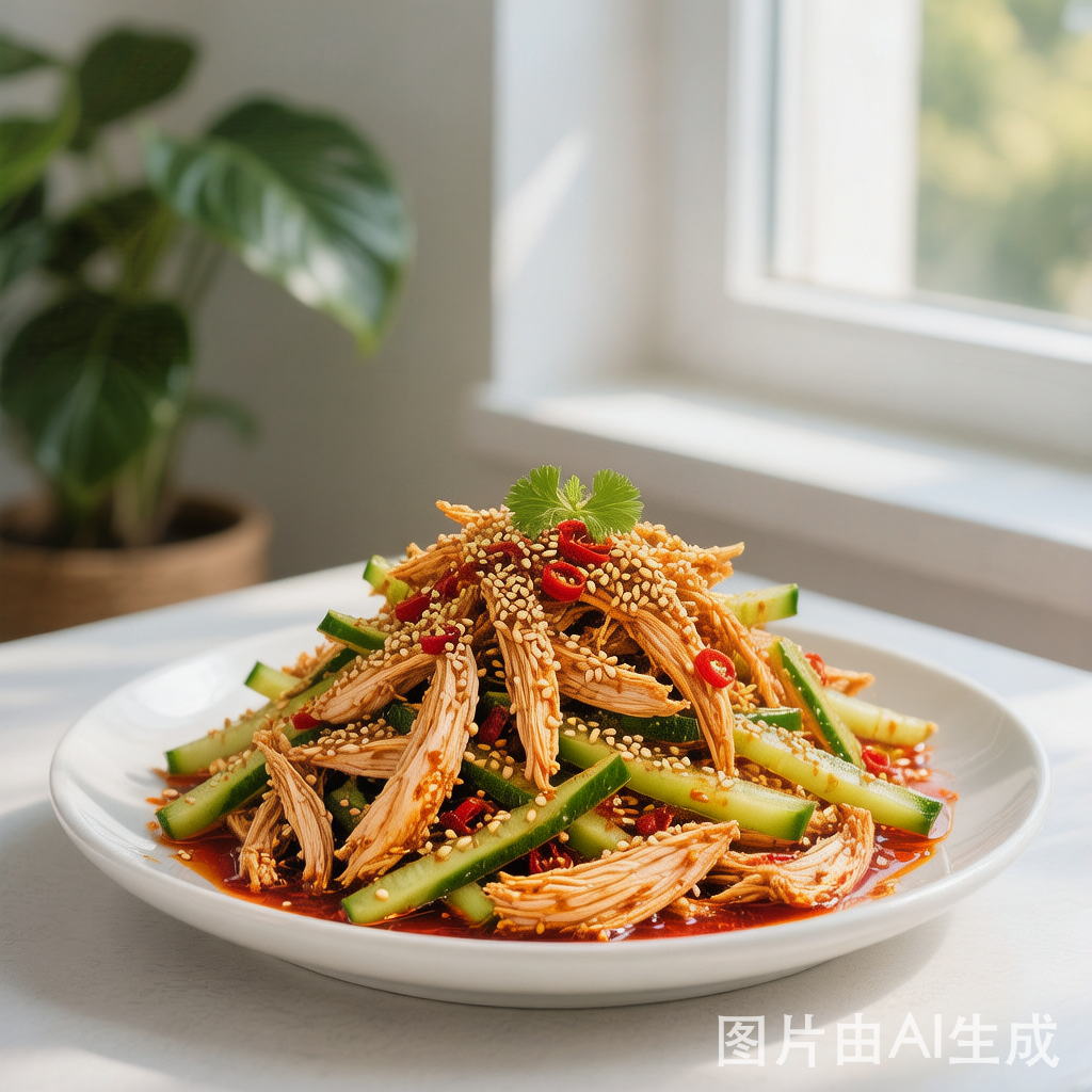 Chinese Chicken Salad 中式鸡丝沙拉 — homemade Chinese food