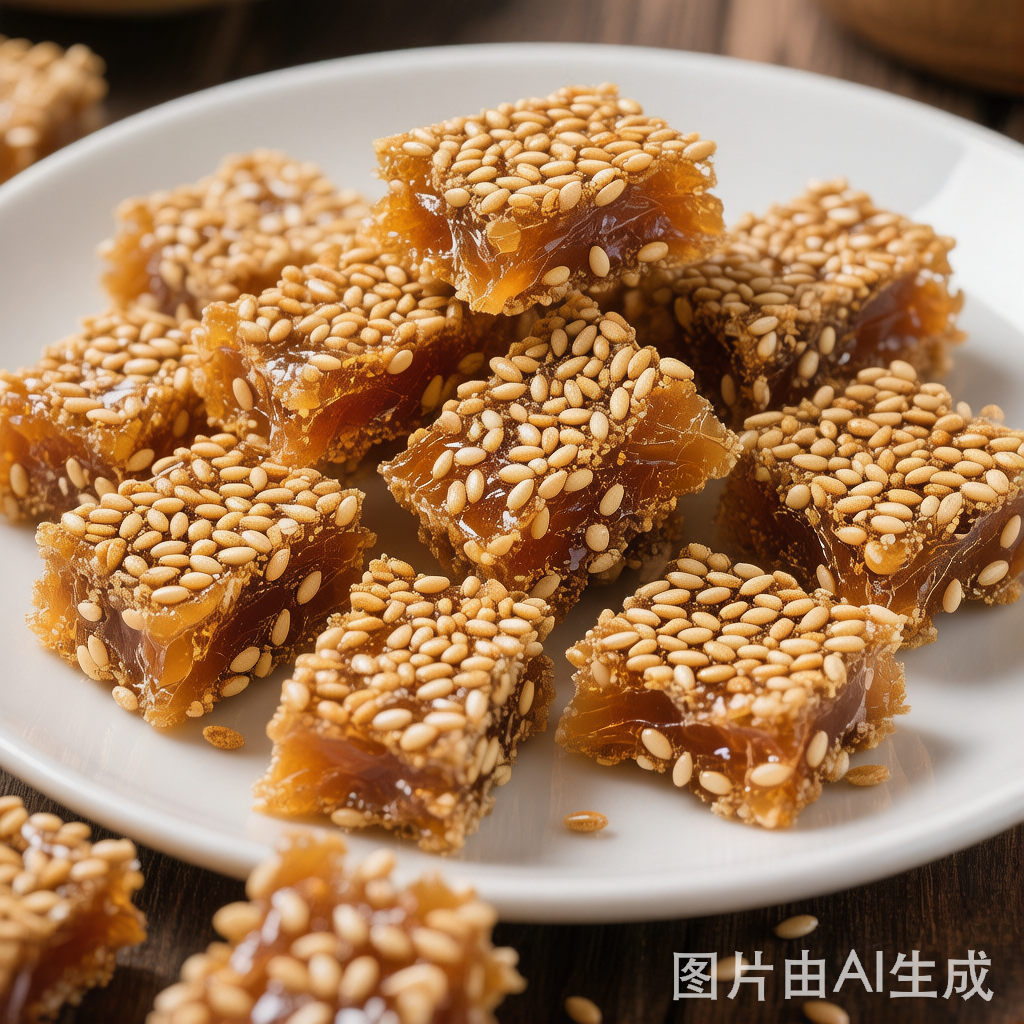 Chinese Sesame Candy (Zhi Ma Tang) 芝麻糖 — homemade Chinese food