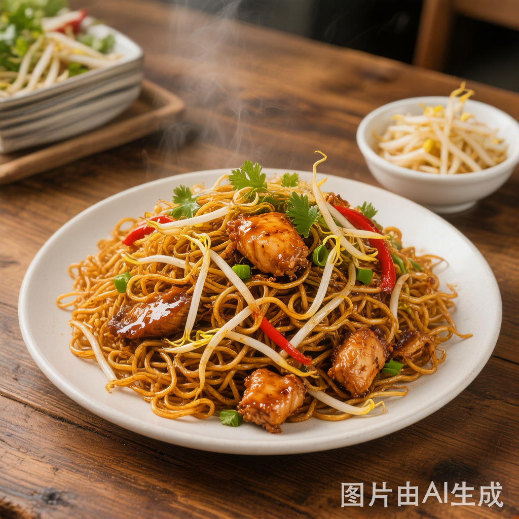 Chicken Chow Mein 炒面 — homemade Chinese food