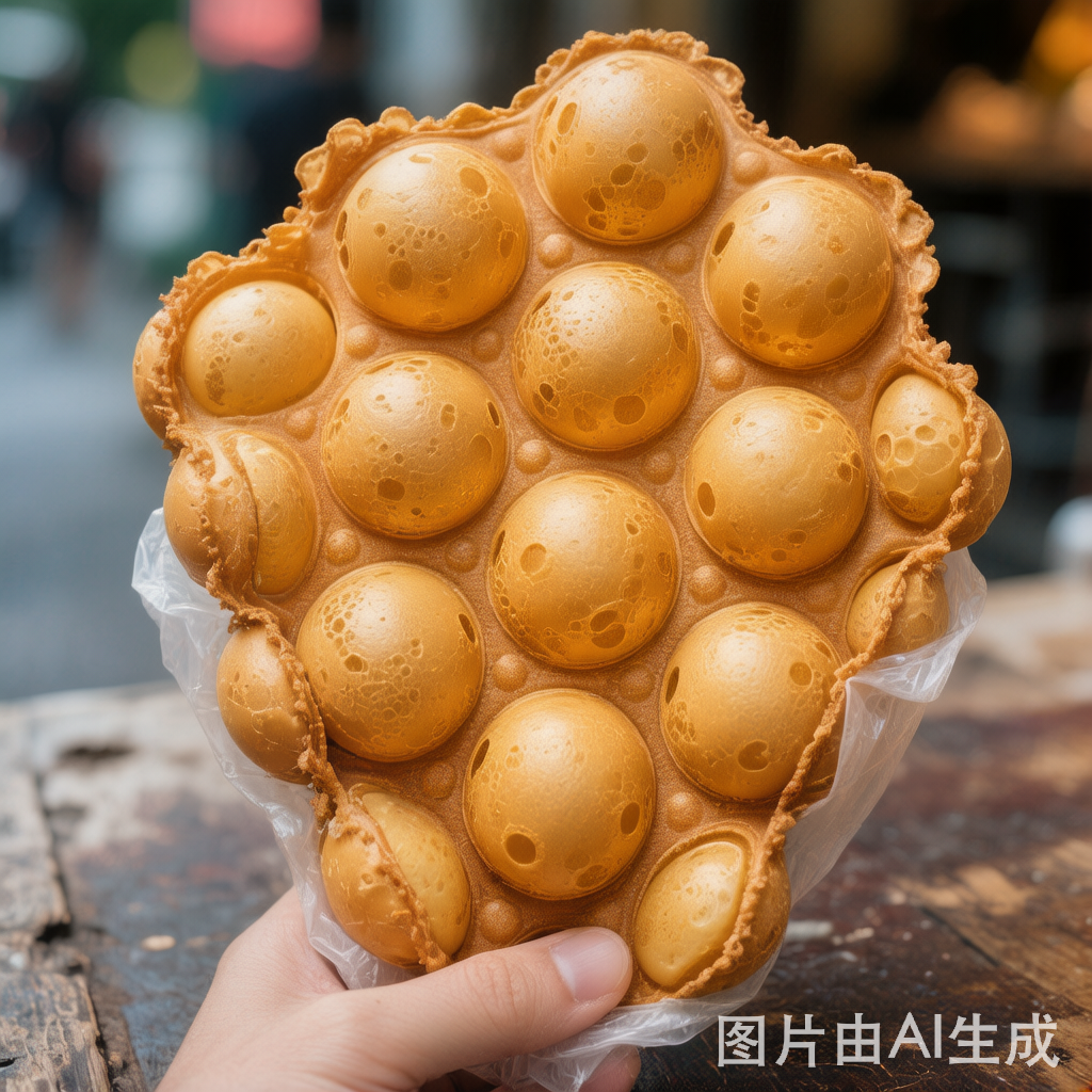Hong Kong Egg Waffle (Gai Dan Zai) 鸡蛋仔 — homemade Chinese food
