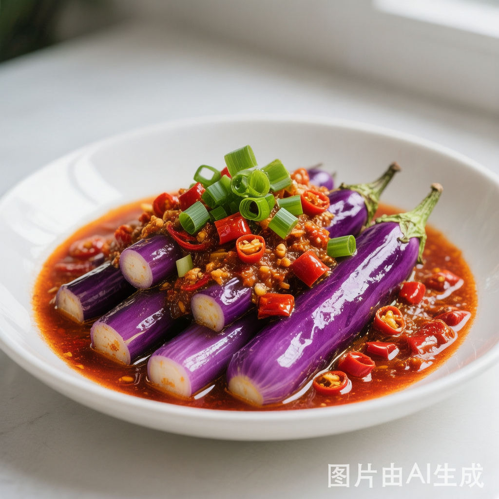 Eggplant with Garlic Sauce (Yu Xiang Eggplant) 鱼香茄子 — homemade Chinese food