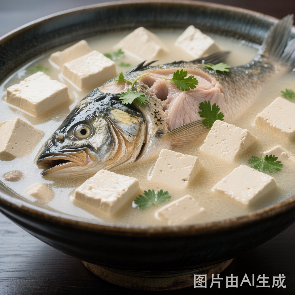Fish Head Tofu Soup 鱼头豆腐汤 — homemade Chinese food