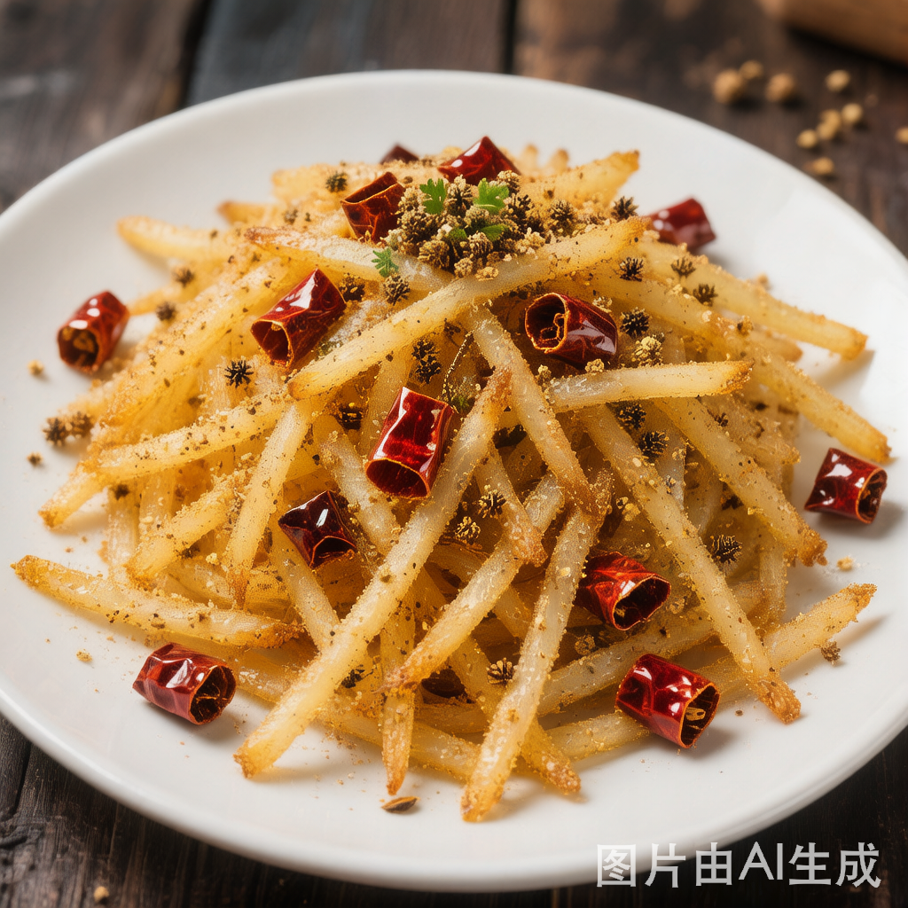 Hot and Sour Shredded Potato 酸辣土豆丝 — homemade Chinese food
