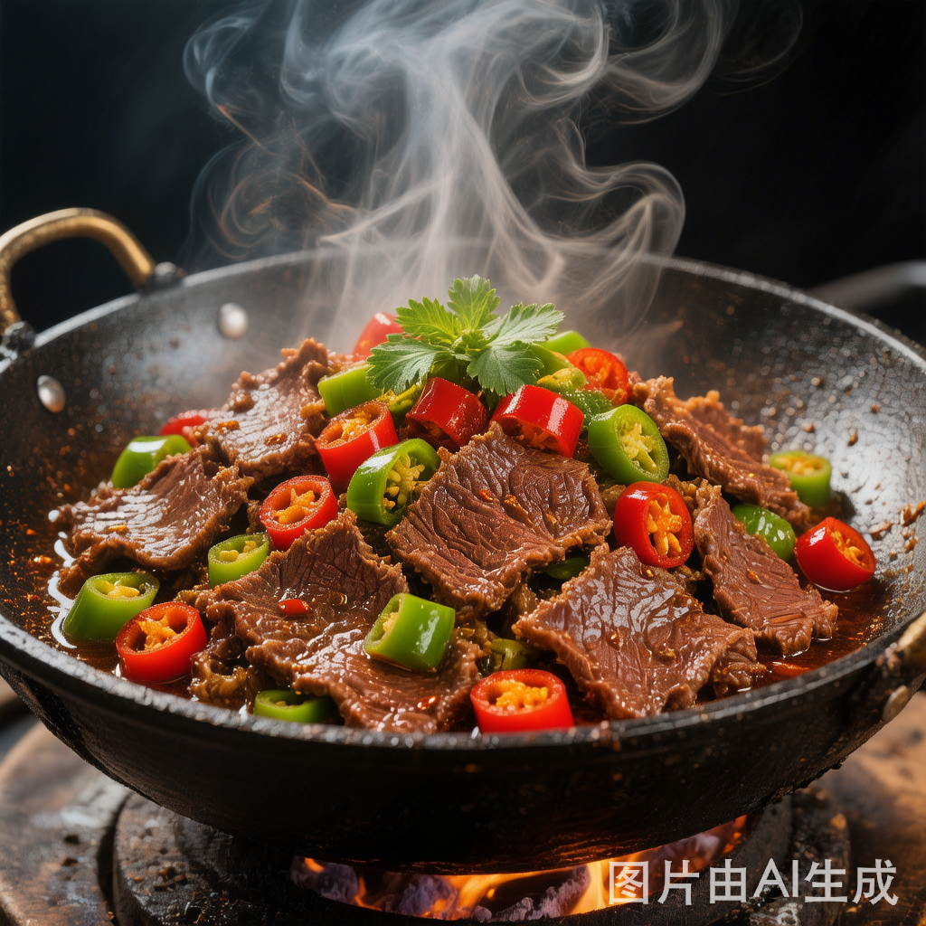 Hunan Spicy Beef (Xiao Chao Huang Niu Rou) 小炒黄牛肉 — homemade Chinese food