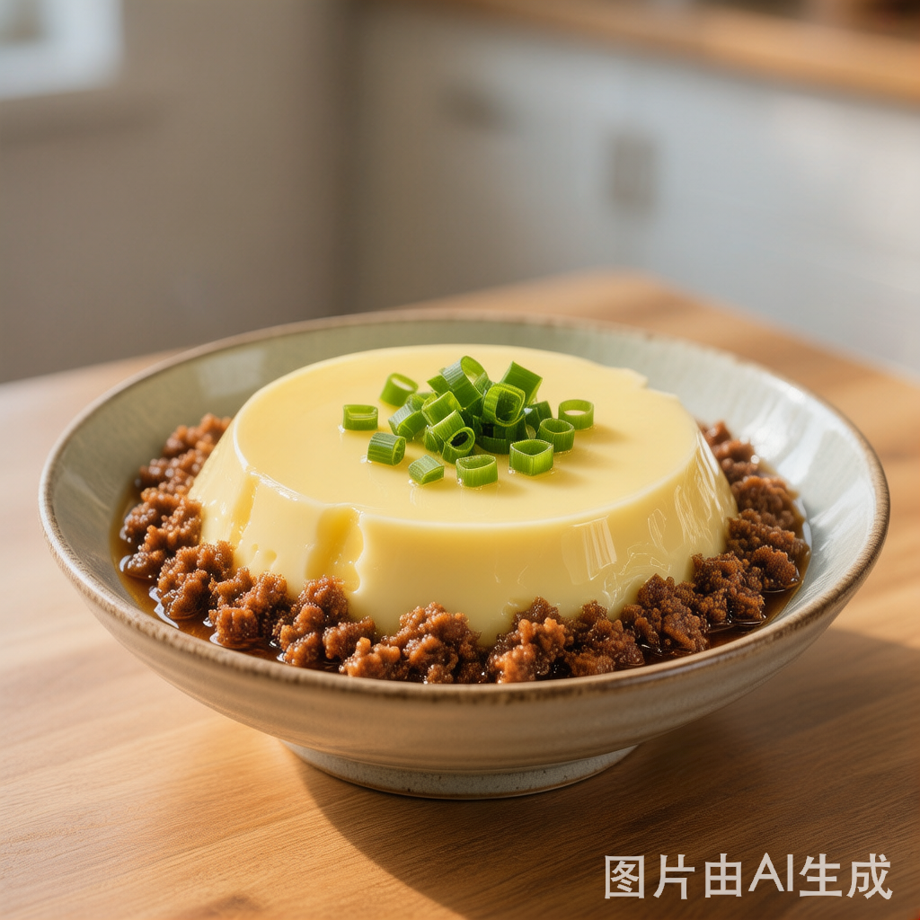 Hunan Steamed Eggs with Minced Pork 湘味肉饼蒸蛋 — homemade Chinese food
