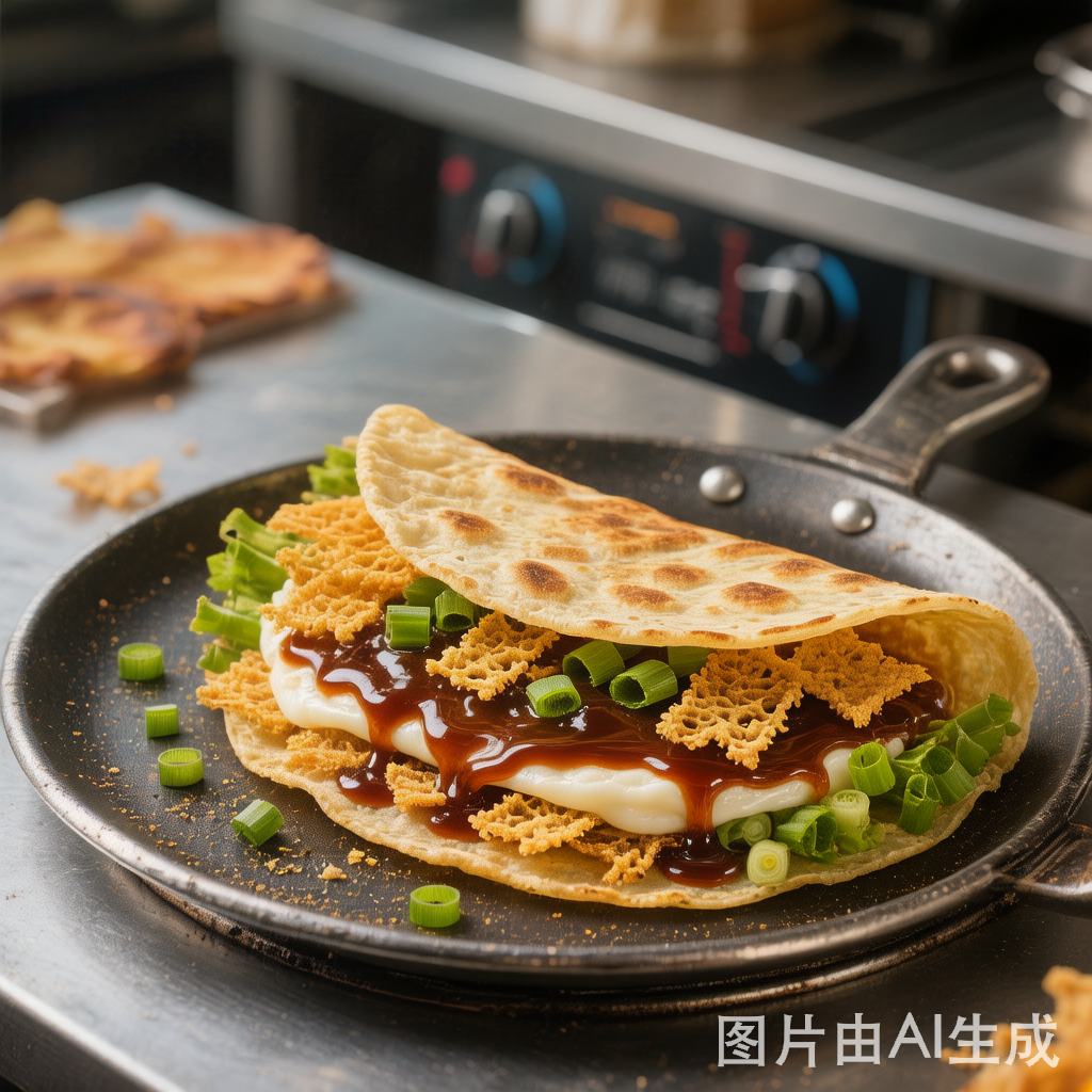 Jianbing (Chinese Breakfast Crepe) 煎饼果子 — homemade Chinese food