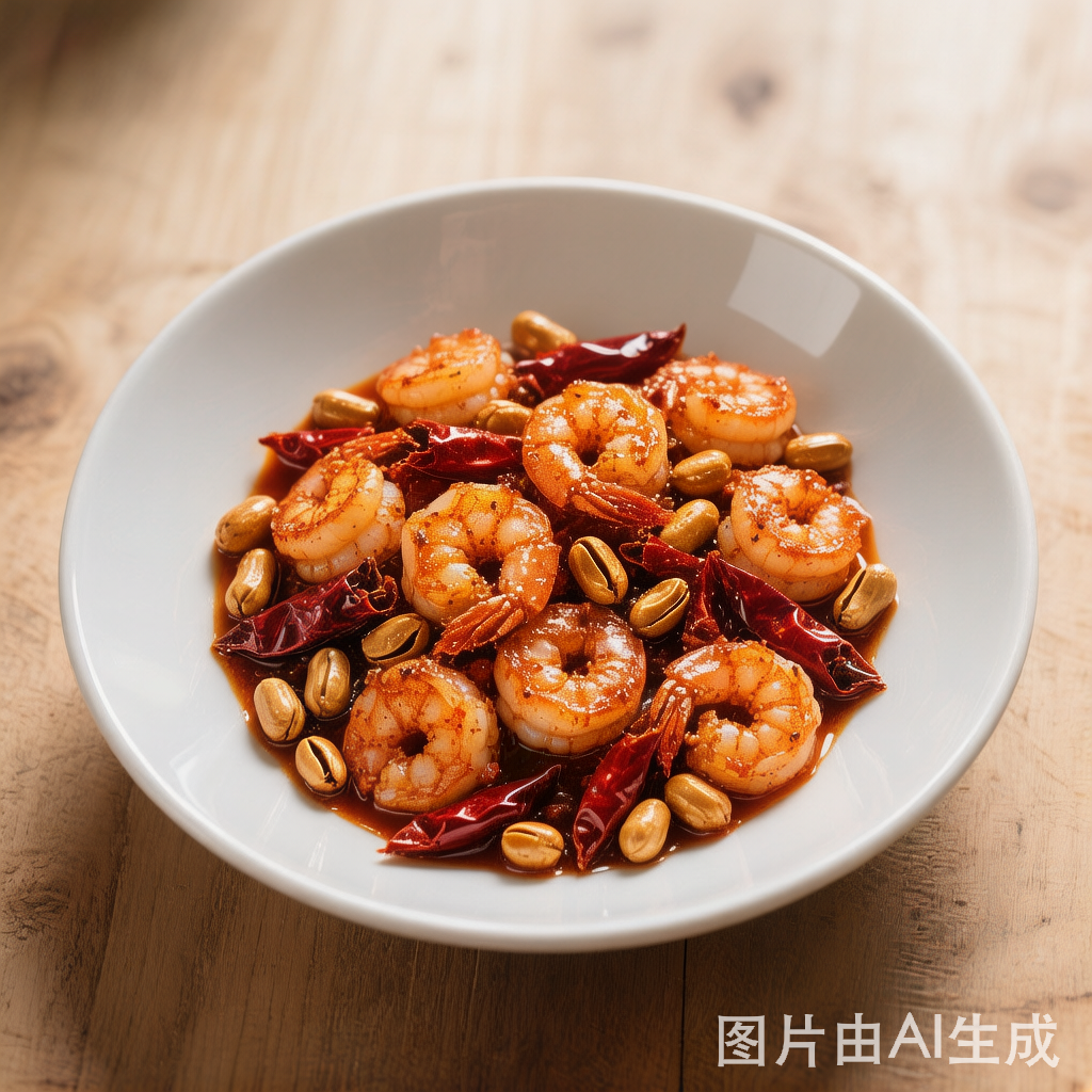 Kung Pao Shrimp Alt 宫保虾仁(置换版) — homemade Chinese food