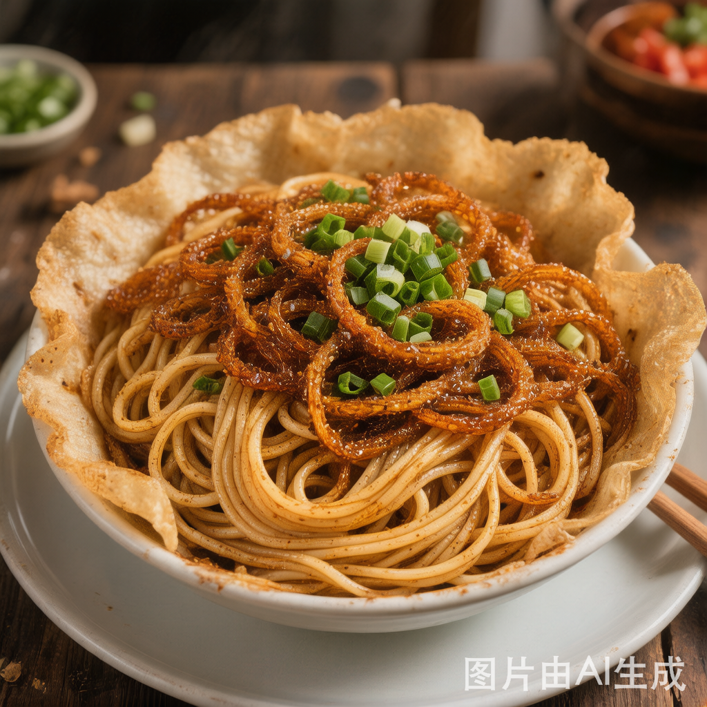 Shanghai Scallion Oil Noodles 葱油拌面 — homemade Chinese food