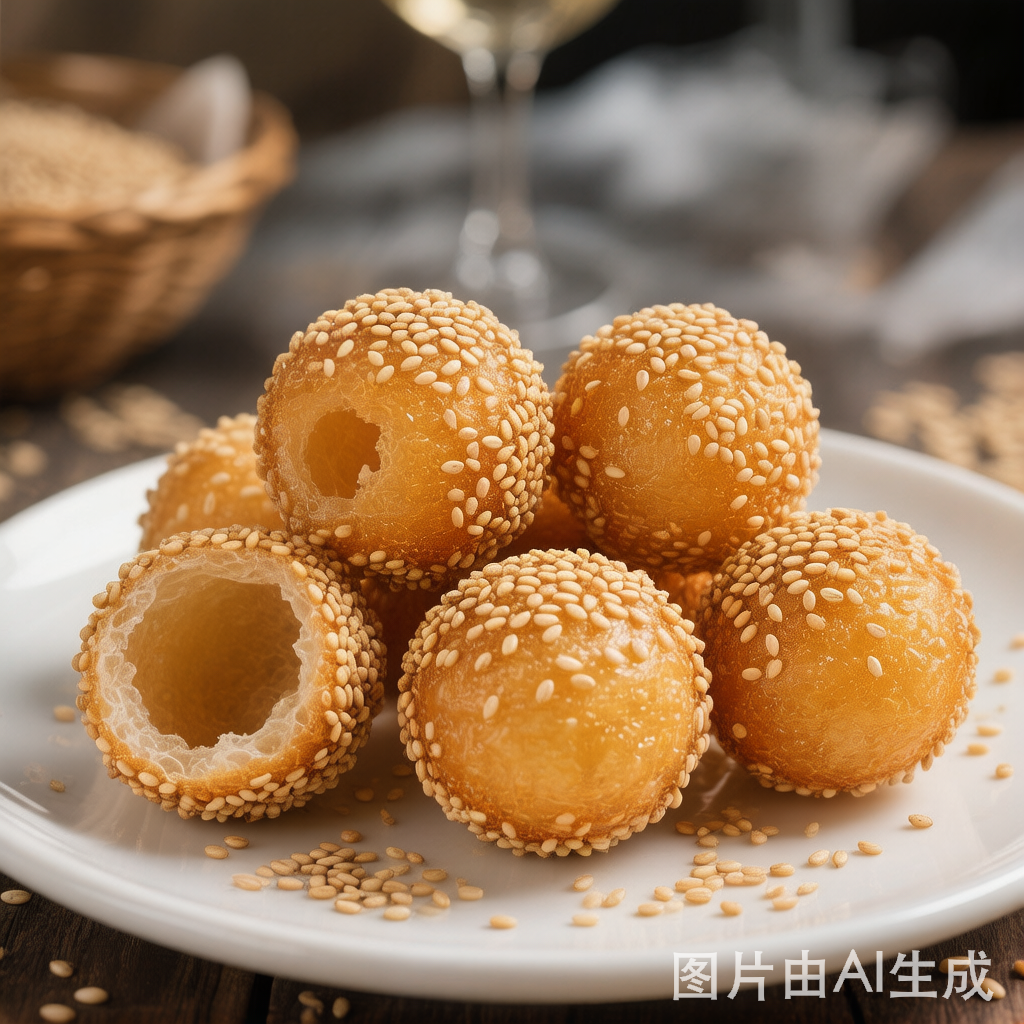 Sesame Balls (Jian Dui) 煎堆/麻球 — homemade Chinese food