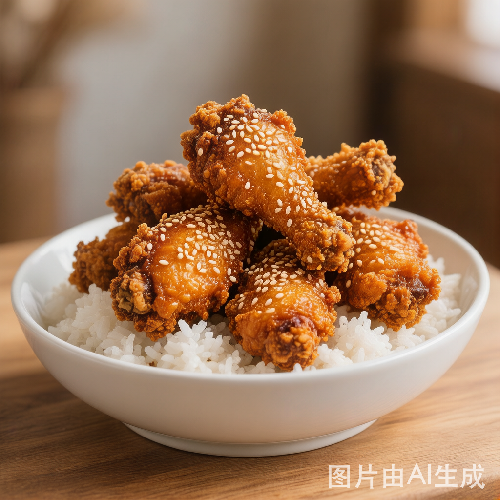 Sesame Chicken 芝麻鸡 — homemade Chinese food