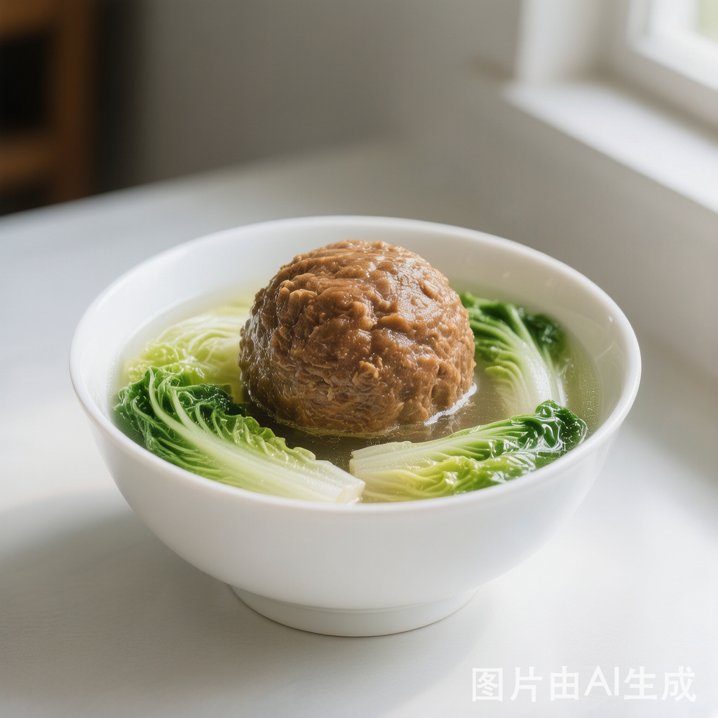 Shanghai Lion's Head Meatball Soup 清炖狮子头 — homemade Chinese food