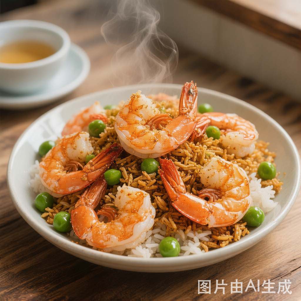Shrimp Fried Rice 虾仁炒饭 — homemade Chinese food