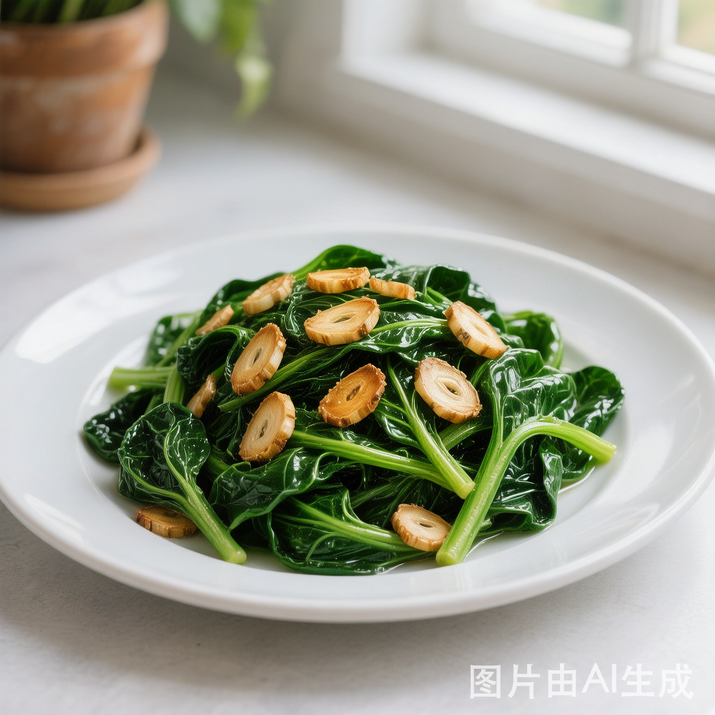 Garlic Spinach Stir-Fry 蒜蓉菠菜 — homemade Chinese food