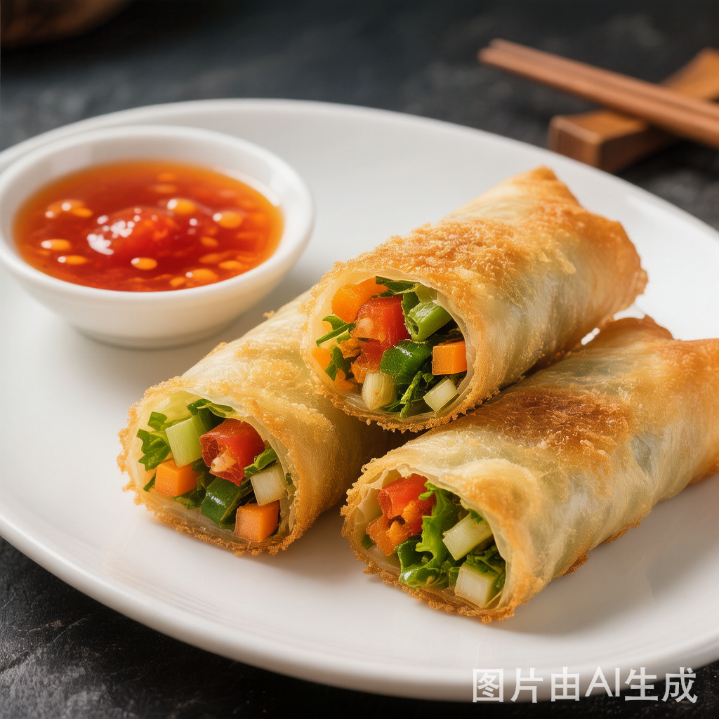 Spring Rolls — homemade Chinese food