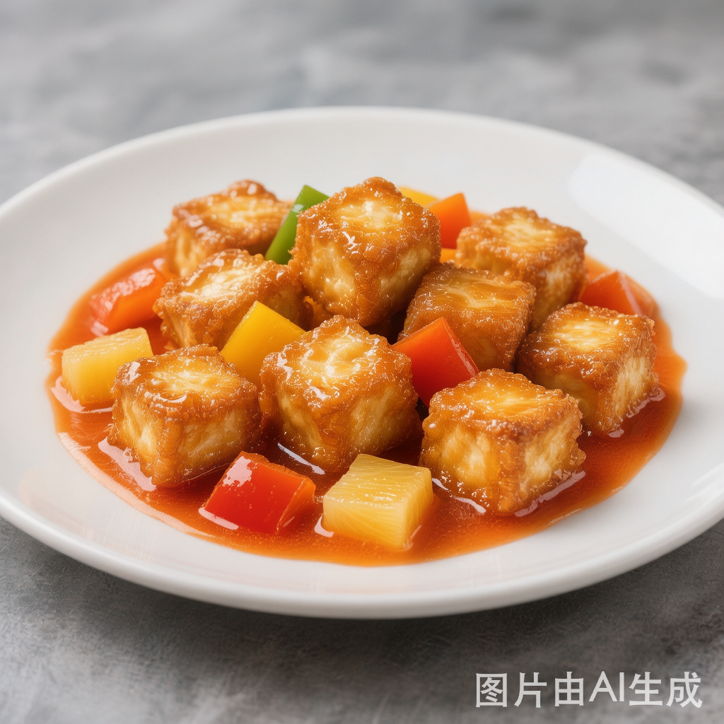 Sweet and Sour Tofu 糖醋豆腐 — homemade Chinese food