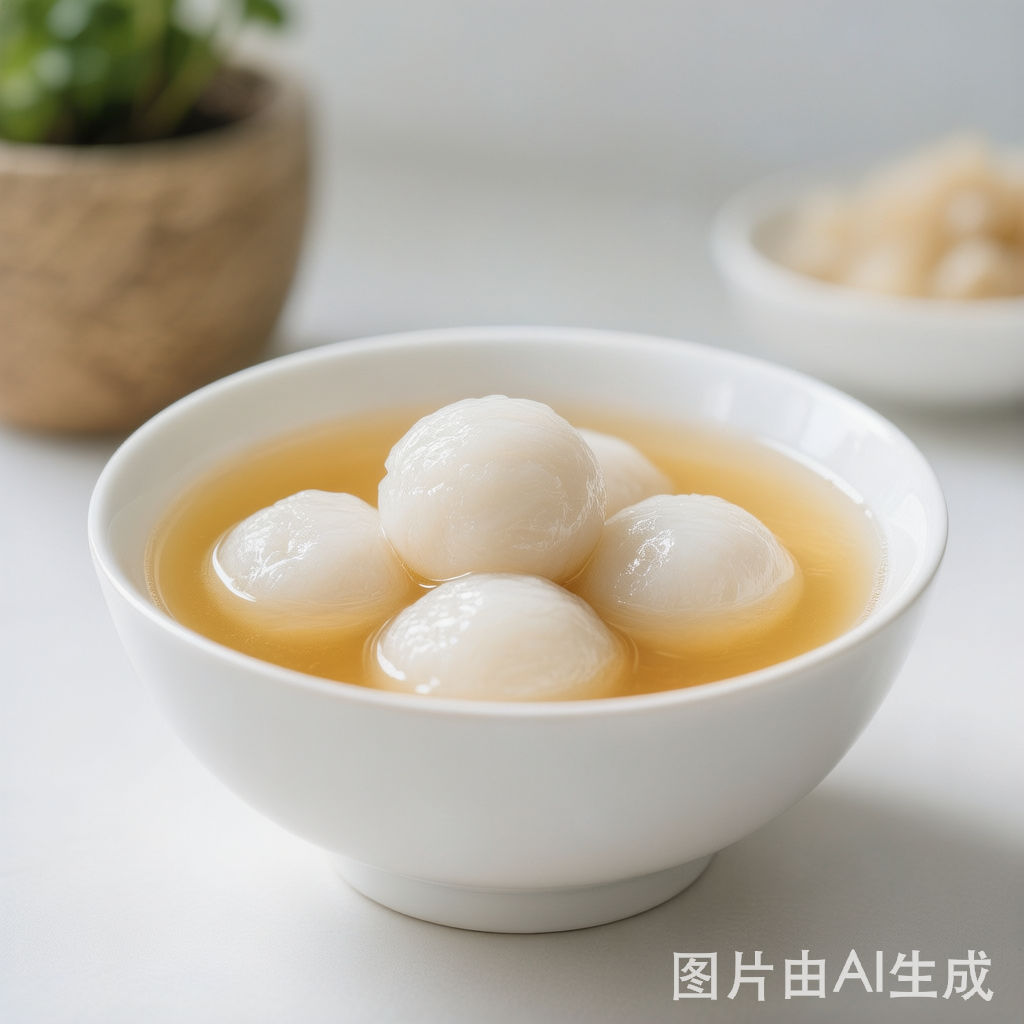 Sweet Rice Balls (Tangyuan) 汤圆 — homemade Chinese food