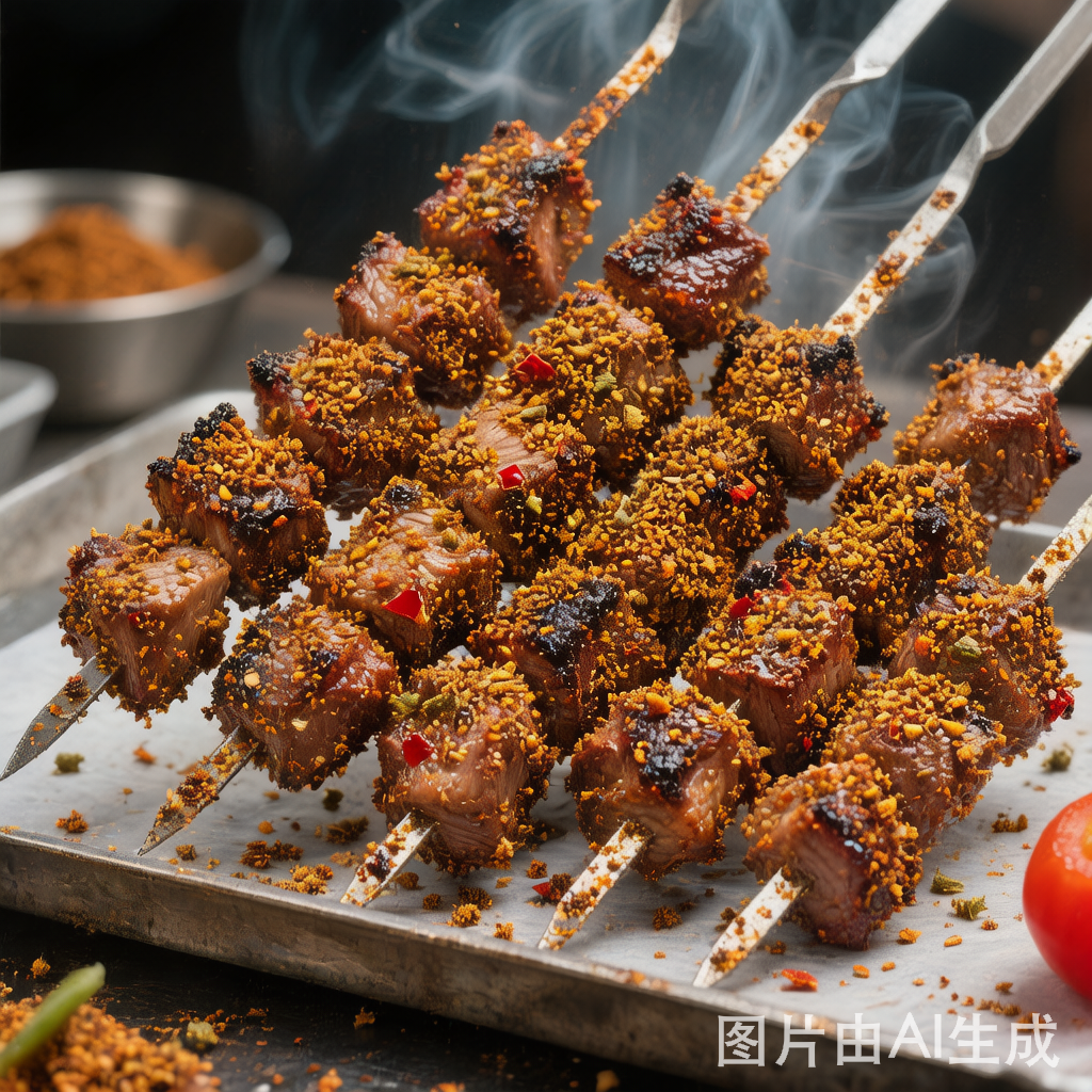 Xinjiang Cumin Lamb Skewers 羊肉串 — homemade Chinese food