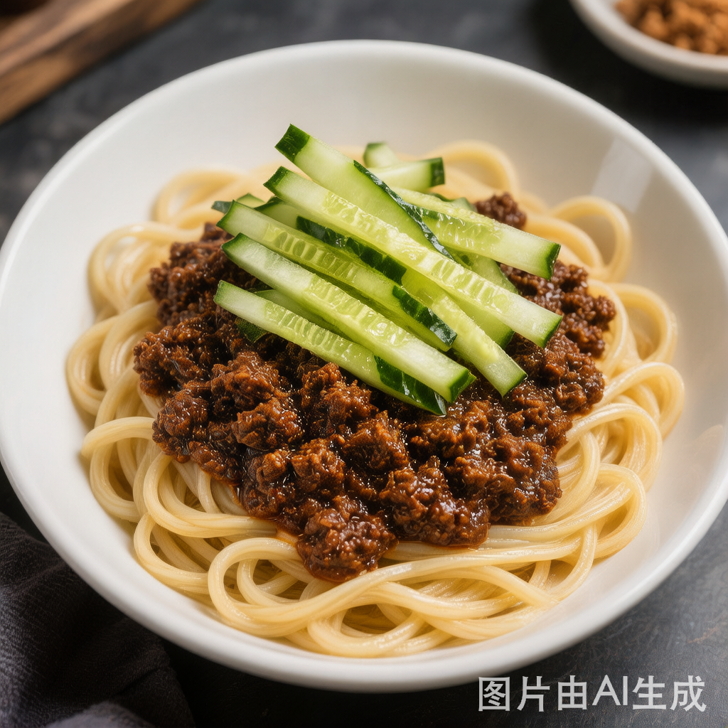 Zha Jiang Mian (Beijing Noodles) 炸酱面 — homemade Chinese food
